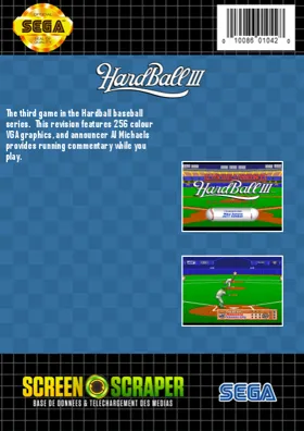 HardBall III (USA) (Unl) box cover back